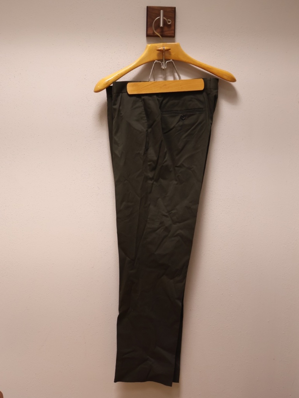 Dark Green Spier & Mackay Cotton Dress Trousers slim size 36